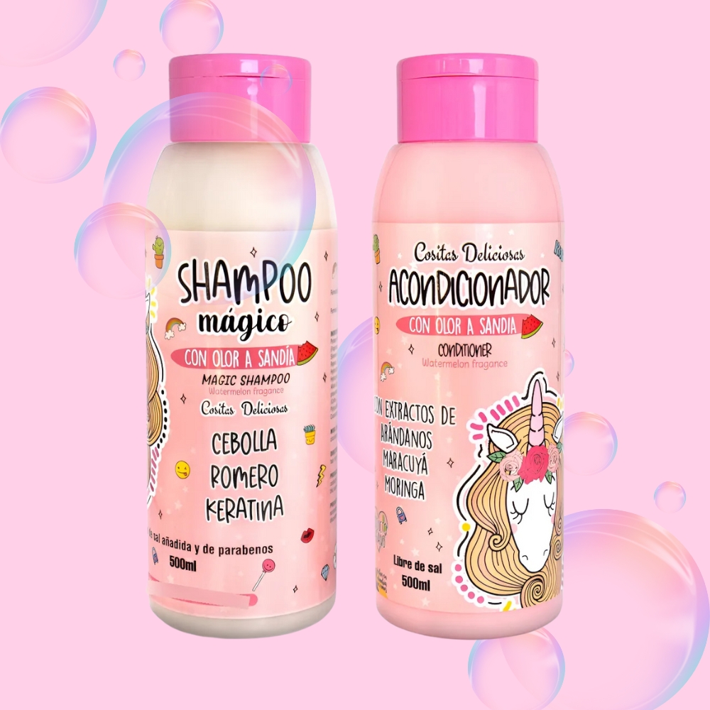 KIT CAPILAR COSITAS DELICIOSAS SHAMPOO ACONDICIONADOR