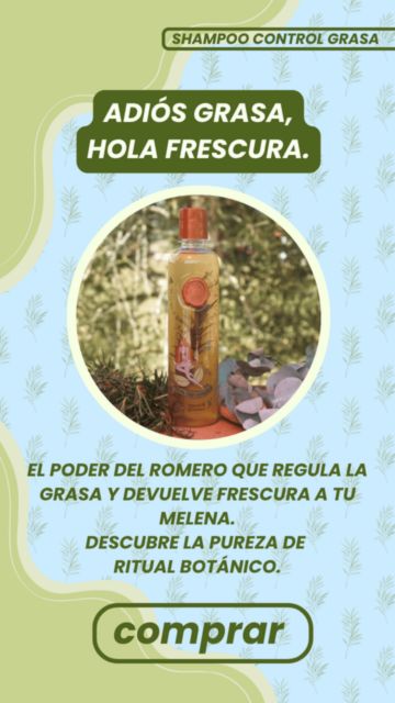 SLIDER AZUL VERDE SHAMPOO ROMERO